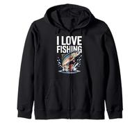 J'adore pêcher la truite Splash Nature Passion Sweat à Capuche