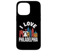 J'adore Philadelphia Liberty Bell Skyline Coque pour iPhone 14 Pro Max