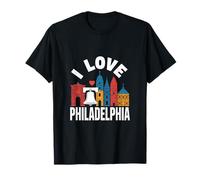 J'adore Philadelphia Liberty Bell Skyline T-Shirt