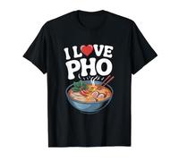 J'adore Pho Enthusiast Delight T-Shirt Graphique avec Valeur, Homme, Noir, L