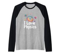 J'adore Physics Cosmic Enthusiast Manche Raglan