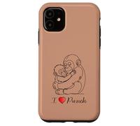 J'adore Punch, Le Petit Singe Japonais Solitaire Coque pour iPhone 11