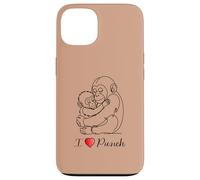 J'adore Punch, Le Petit Singe Japonais Solitaire Coque pour iPhone 13