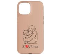 J'adore Punch, Le Petit Singe Japonais Solitaire Coque pour iPhone 15