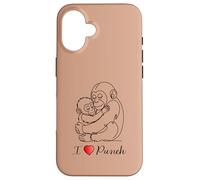 J'adore Punch, Le Petit Singe Japonais Solitaire Coque pour iPhone 16