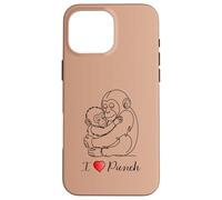 J'adore Punch, Le Petit Singe Japonais Solitaire Coque pour iPhone 16 Pro Max