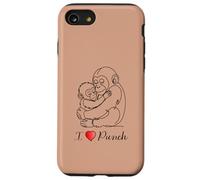 J'adore Punch, Le Petit Singe Japonais Solitaire Coque pour iPhone SE (2020) / 7/8