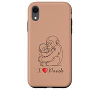 J'adore Punch, Le Petit Singe Japonais Solitaire Coque pour iPhone XR