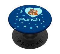 J'adore Punch Sad Baby Singe Hearts PopSockets PopGrip Adhésif