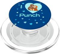 J'adore Punch Sad Baby Singe Hearts PopSockets PopGrip pour MagSafe