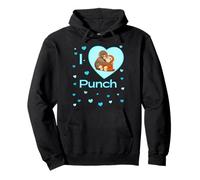 J'adore Punch Sad Baby Singe Hearts Sweat à Capuche