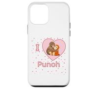 J'adore Punch The Baby Monkey Hearts Coque pour iPhone 12 Mini