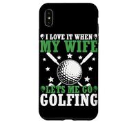 J'adore Quand ma Femme me Laisse Jouer au Golf Coque pour iPhone XS Max