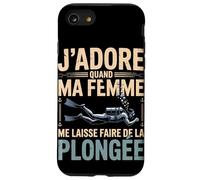 J'adore Quand Ma Femme Me Laisse Plongée Coque pour iPhone SE (2020) / 7 / 8