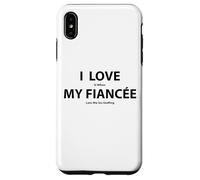 J'adore Quand ma fiancée me Laisse Jouer au Golf de façon Amusante Coque pour iPhone XS Max