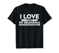 J'adore Quand ma Grand-mère me Laisse Jouer au Pickleball de façon drôle T-Shirt
