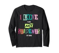 J'adore Quand Mes élèves arrêtent de Parler, Professeur d'école drôle Manche Longue