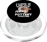 J'adore Quand Nous fabriquons de la poterie Ensemble PopSockets PopGrip pour MagSafe