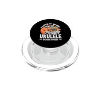J'adore Quand Nous jouons du ukulélé Ensemble Retro Sun PopSockets PopGrip pour MagSafe