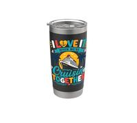 J'adore quand nous naviguons ensemble | Cruise Life Gobelet isotherme en acier inoxydable double paroi