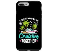 J'adore Quand Nous naviguons Ensemble, en Couple, Entre Amis, en Famille Coque pour iPhone 7 Plus/8 Plus