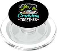 J'adore Quand Nous naviguons Ensemble, en Couple, Entre Amis, en Famille PopSockets PopGrip pour MagSafe