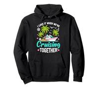 J'adore Quand Nous naviguons Ensemble, en Couple, Entre Amis, en Famille Sweat à Capuche