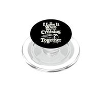 J'adore Quand Nous naviguons Ensemble en Couple PopSockets PopGrip pour MagSafe