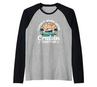 J'adore Quand Nous naviguons Ensemble Manche Raglan