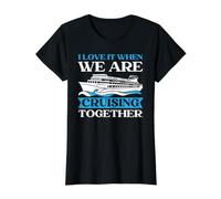 J'adore Quand Nous naviguons Ensemble Navire de croisière T-Shirt Graphique avec Valeur