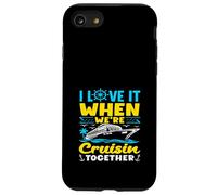 J'adore Quand Nous naviguons Ensemble Ship Wheel Match Coque pour iPhone SE (2020) / 7/8