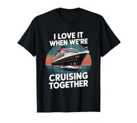 J'adore Quand Nous naviguons Ensemble T-Shirt Graphique avec Valeur