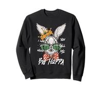J'adore quand tu m'appelles Big Hoppa Bunny Crown pour le jour de Pâques Sweatshirt