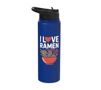 J'adore Ramen Bold Noodle Expression Stainless Steel Insulated Water Bottle