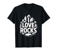 J'adore Rocks Mountain Mining Lovers T-Shirt Graphique avec Valeur