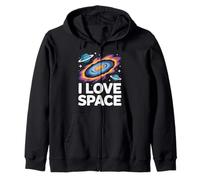 J'adore Space Cosmic Galaxy Adventure Sweat à Capuche