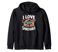 J'adore Spinosaurus Jurassic Dino Fan Sweat à Capuche