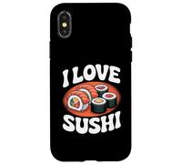 J'adore Sushi Vibrant Roll Delight Coque pour iPhone X/XS