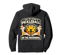 J'adore The Sound of Pickleball in The Morning Funny Retro Sweat à Capuche