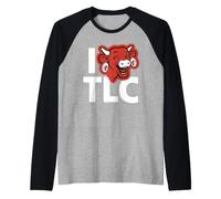 J'adore TLC The Laughing Cow Cheese pour la Saint-Valentin Manche Raglan