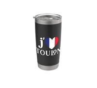 J'adore Toulon, France Gobelet isotherme en acier inoxydable double paroi
