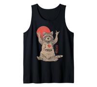 J'adore Trash Raccoon Trash Panda Funny Street Art Eduely Débardeur