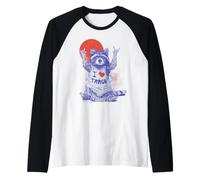 J'adore Trash Raccoon Trash Panda Funny Street Art Eduely Manche Raglan