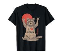 J'adore Trash Raccoon Trash Panda Funny Street Art Eduely T-Shirt