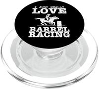 J'adore Vraiment Barrel Racing, Une Course de Barrel Amusante pour Femmes PopSockets PopGrip pour MagSafe