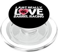 J'adore Vraiment Barrel Racing, Une Course de Barrel Amusante pour Femmes PopSockets PopGrip pour MagSafe