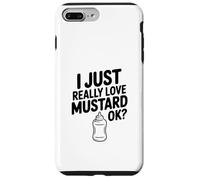 J'adore Vraiment la Moutarde, d'accord ? Foodie drôle Coque pour iPhone 7 Plus/8 Plus