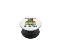 J'adore Vraiment Les Alligators Funny Gators PopSockets PopGrip Adhésif
