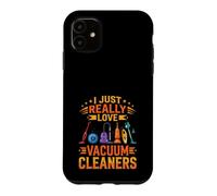 J'adore Vraiment Les aspirateurs Funny Janitor Coque pour iPhone 11