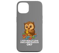 J'adore Vraiment Les hiboux et Les Puzzles pour Les Amoureux des hiboux Funny Cute Coque pour iPhone 13